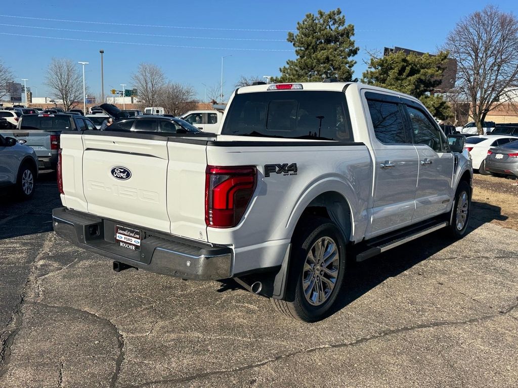 New 2026 Star White Metallic Tri-Coat Ford Lariat image 5