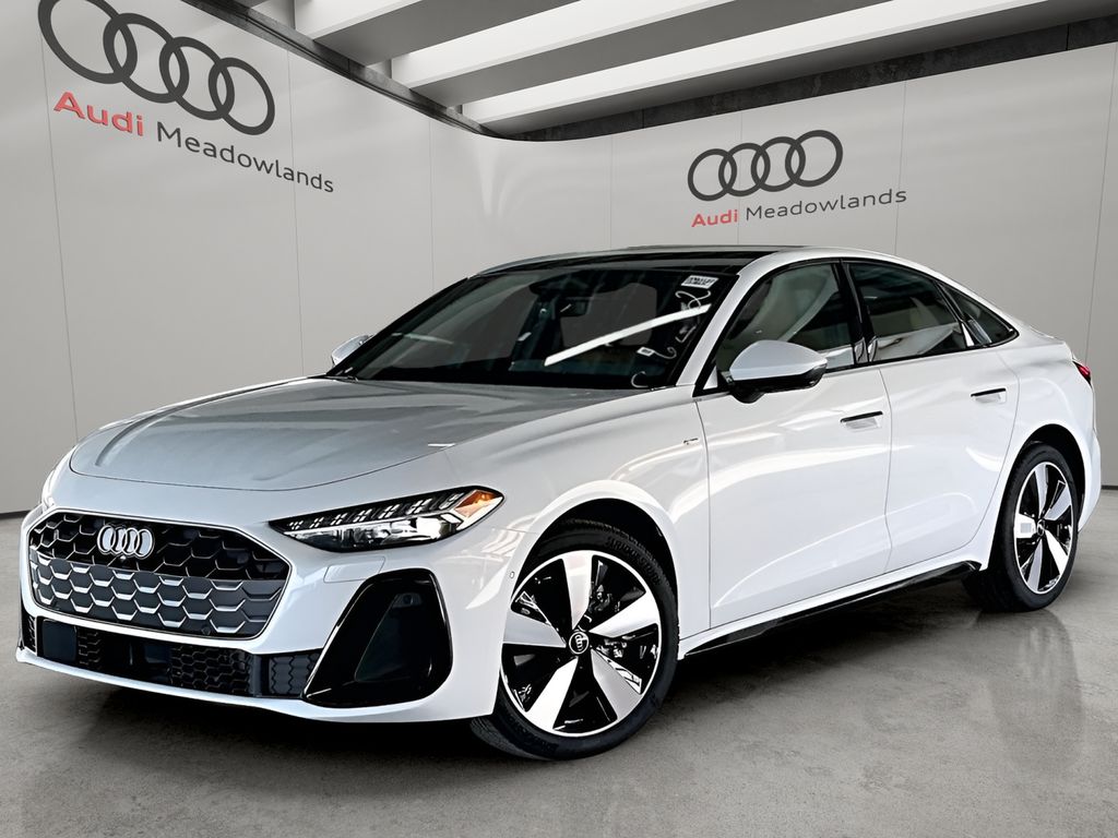 Glacier White Metallic 2026 Audi A5 Coupe 7-Speed Automatic