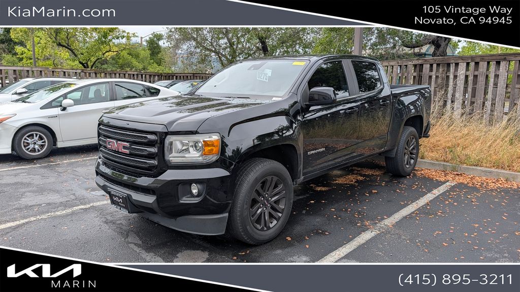 Onyx Black 2018 GMC Canyon SLE Crew Cab 4WD Pickup Truck Four-Wheel Drive 8-Speed Automatic