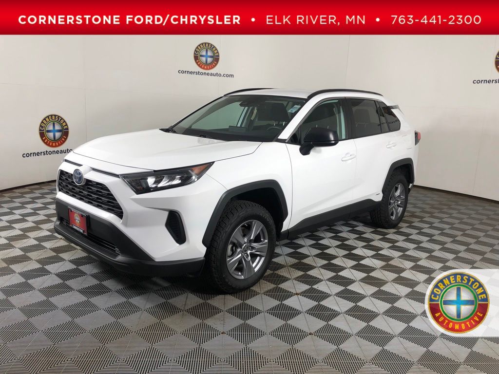 White 2022 Toyota RAV4 Hybrid SUV / Crossover All-Wheel Drive Continuously Variable Transmission