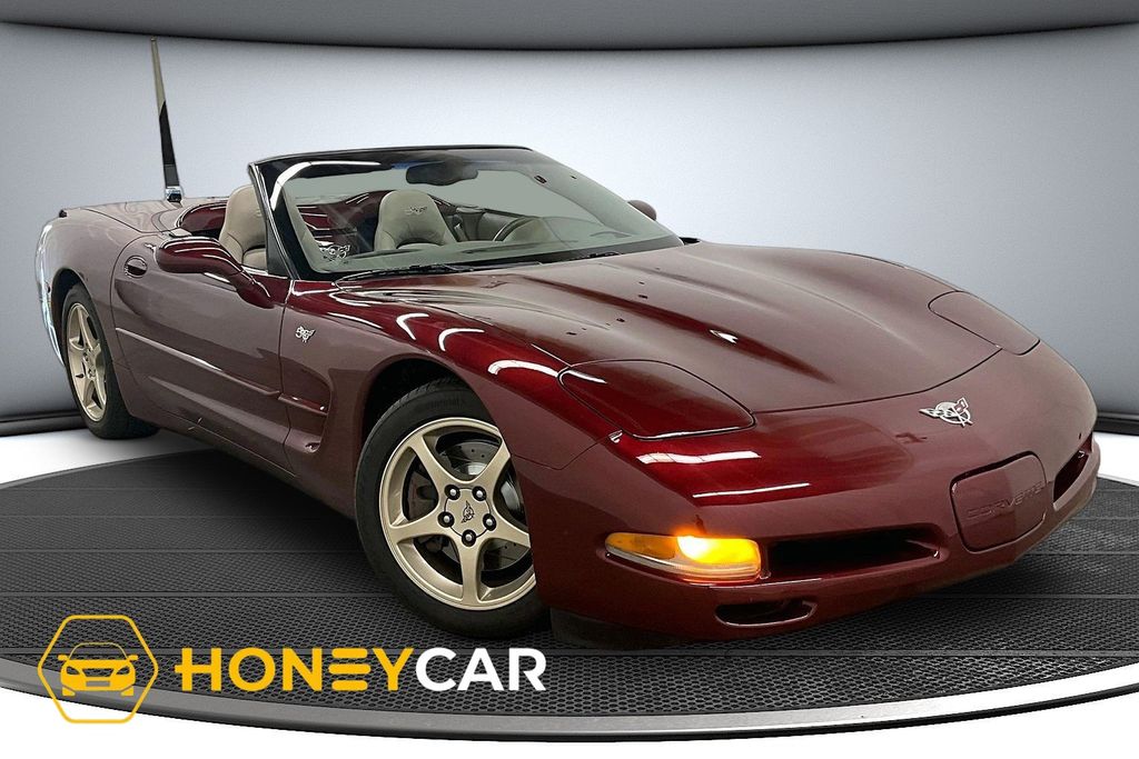 Dark Cherry Red Metallic 2003 Chevrolet Corvette Convertible Rear-Wheel Drive 4-Speed Automatic Overdrive