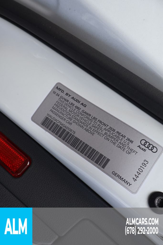Used 2025 White Audi 45 S line Premium image 38