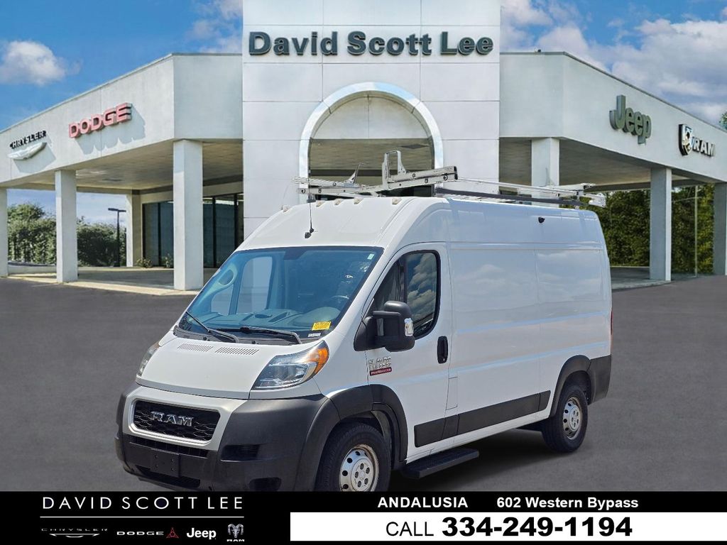 Bright White Clearcoat 2021 RAM ProMaster Van Front-Wheel Drive 6-Speed Automatic