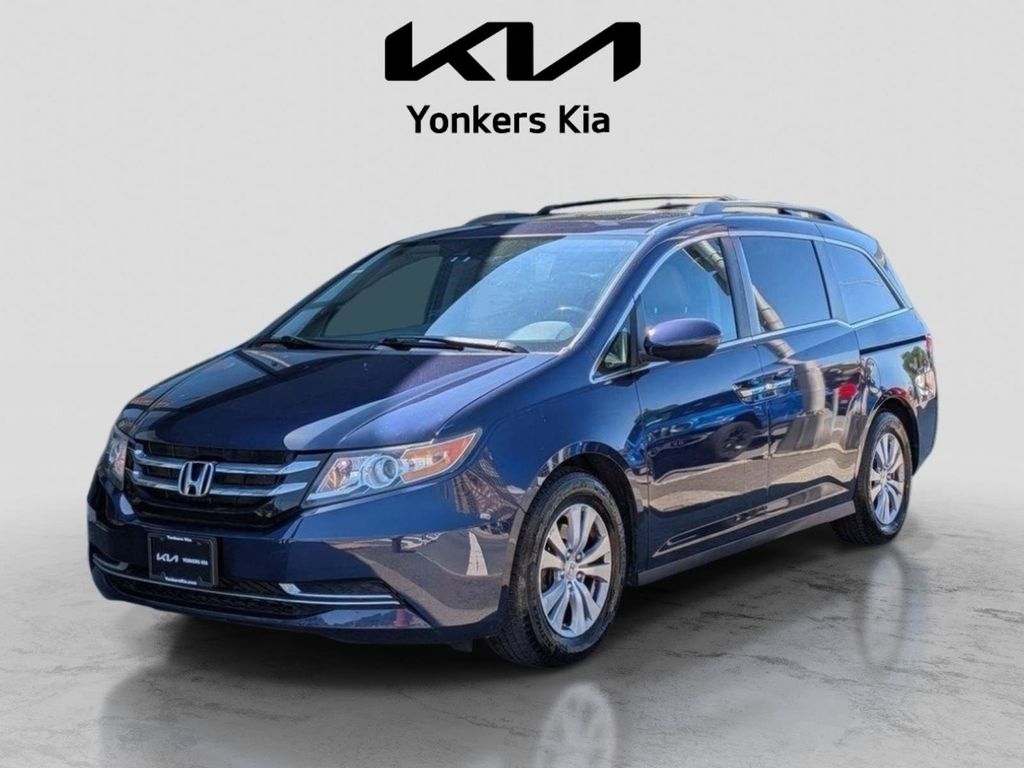 Black (Obsidian Blue Pearl) 2017 Honda Odyssey EX-L FWD Minivan Front-Wheel Drive 6-Speed Automatic