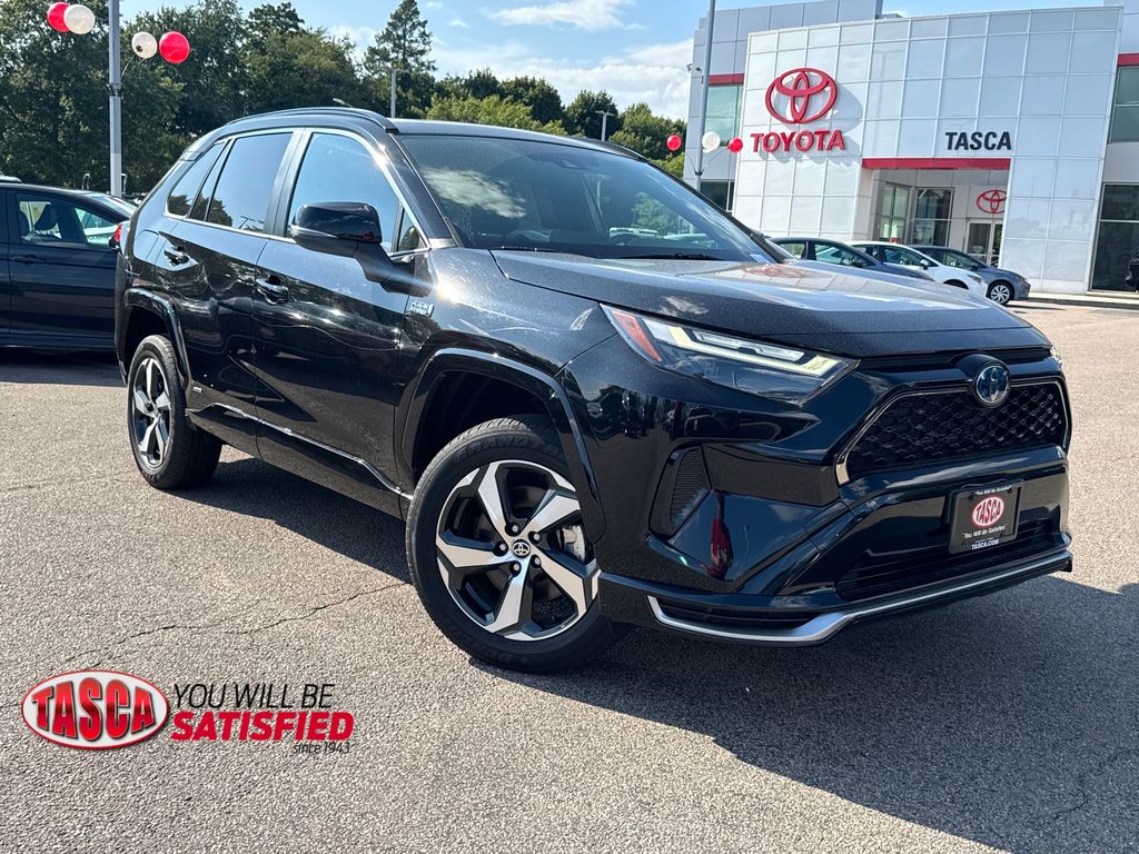 Midnight Black Metallic 2024 Toyota RAV4 Prime SUV / Crossover All-Wheel Drive Continuously Variable Transmission
