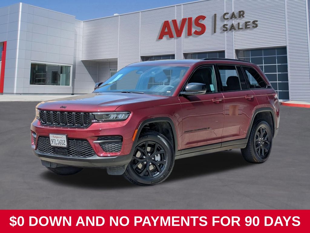 Velvet Red Pearlcoat 2025 Jeep Grand Cherokee SUV / Crossover Four-Wheel Drive 8-Speed Automatic