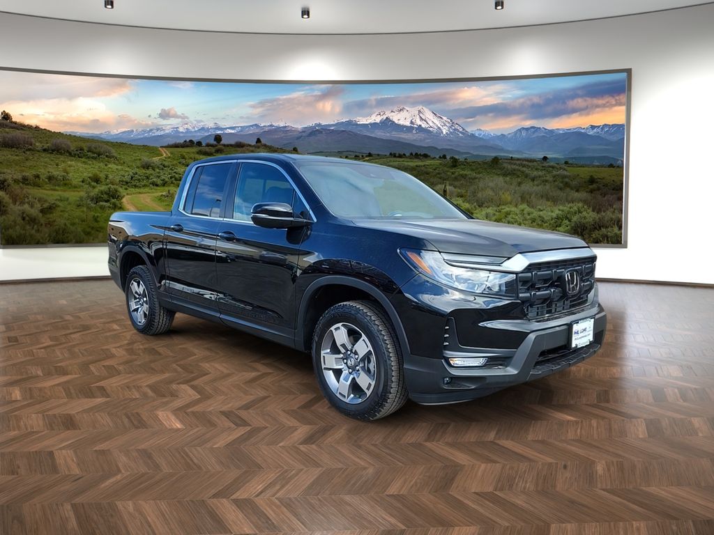Black 2026 Honda Ridgeline Pickup Truck All-Wheel Drive 9-Speed Automatic