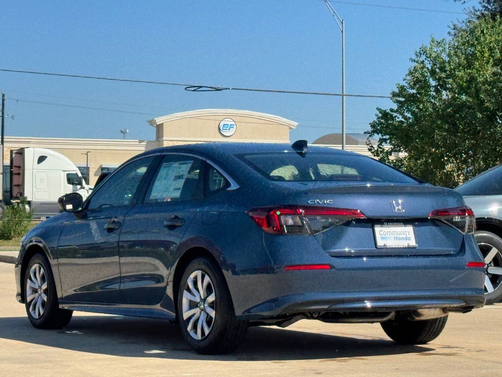 2026 Honda Civic LX Blue at Community Honda