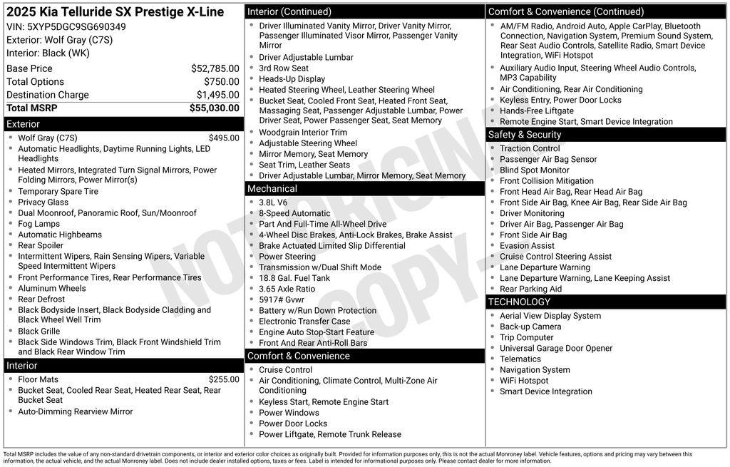 Used 2025 Gray Kia SX-Prestige X-Line image 11
