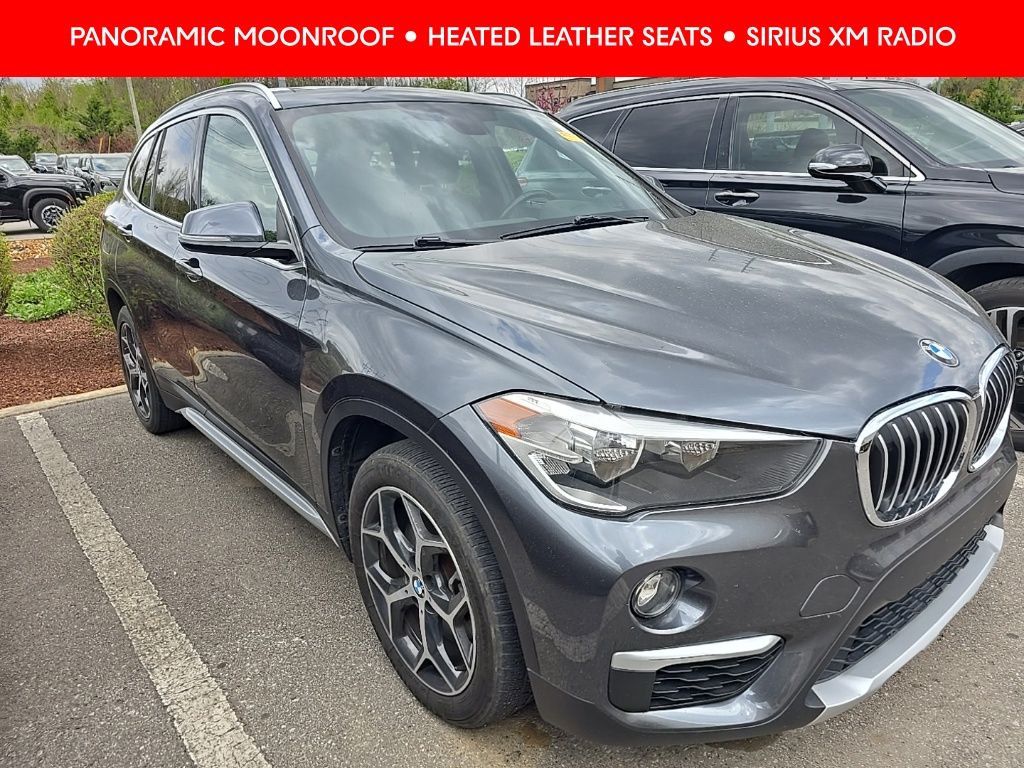 Gray (Mineral Grey Metallic) 2018 BMW X1 sDrive28i FWD SUV / Crossover Front-Wheel Drive 8-Speed Automatic