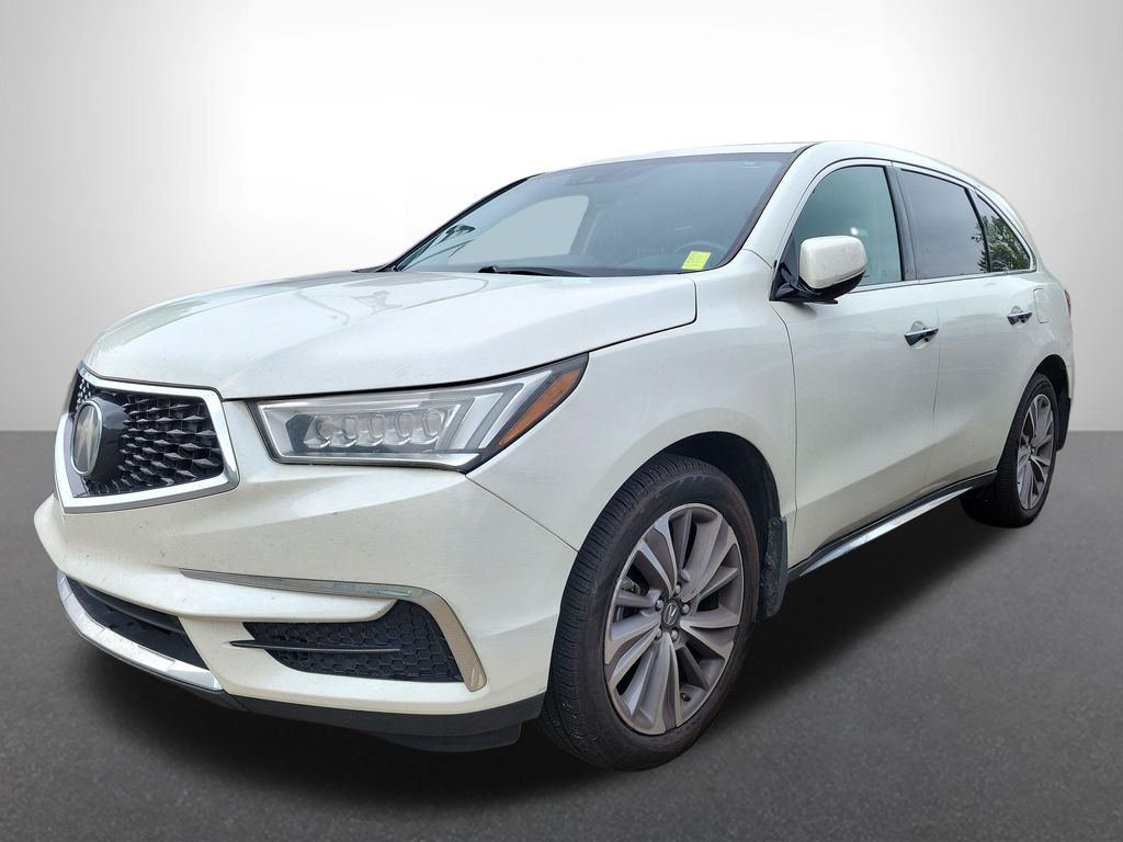 White 2018 Acura MDX SUV / Crossover Front-Wheel Drive 9-Speed Automatic