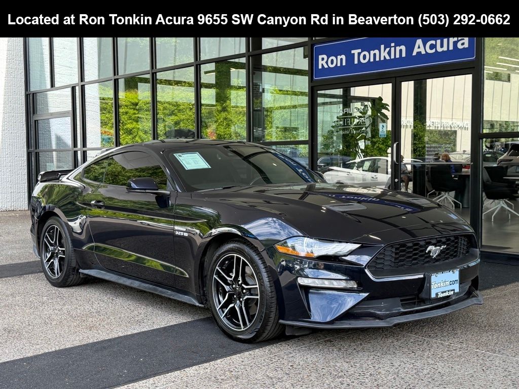 Antimatter Blue Metallic 2021 Ford Mustang Coupe Rear-Wheel Drive Automatic