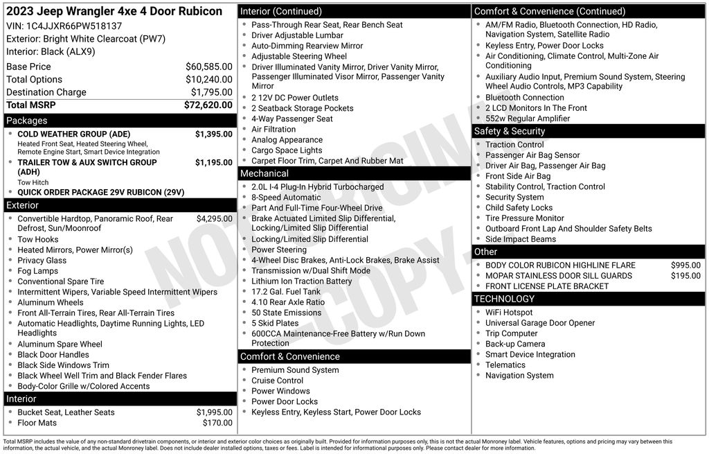 Used Car 2023 Jeep Wrangler  Rubicon 4xe For Sale Under $35,000 In Austin, Texas