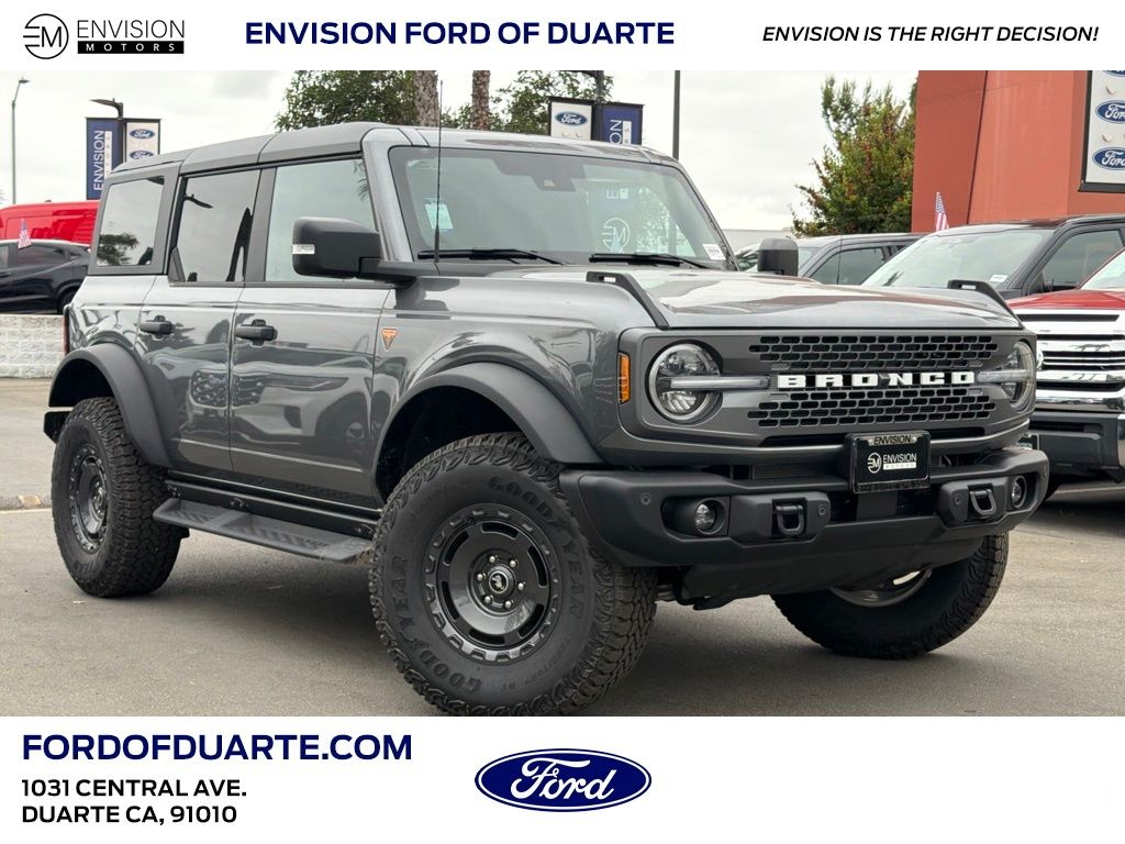 Carbonized Gray Metallic 2025 Ford Bronco SUV / Crossover Four-Wheel Drive Automatic