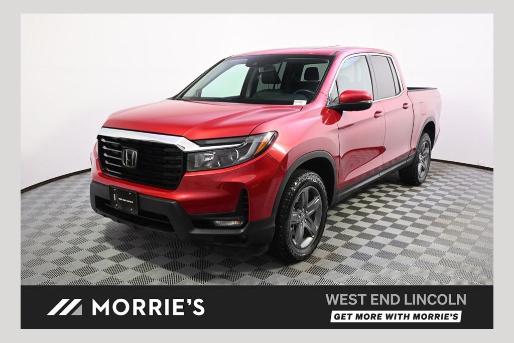 Radiant Red Metallic II 2023 Honda Ridgeline Pickup Truck All-Wheel Drive 9-Speed Automatic