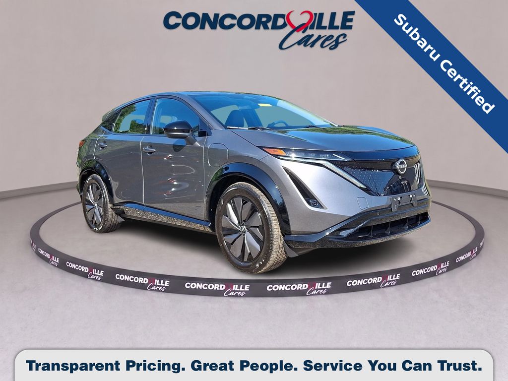 Gray (Gun Metallic) 2024 Nissan Ariya SUV / Crossover All-Wheel Drive Continuously Variable Transmission