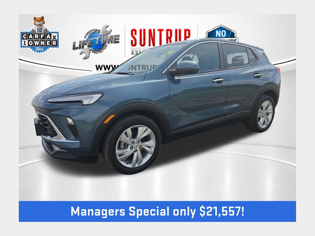 Ocean Blue Metallic 2024 Buick Encore GX Preferred FWD SUV / Crossover Front-Wheel Drive Continuously Variable Transmission