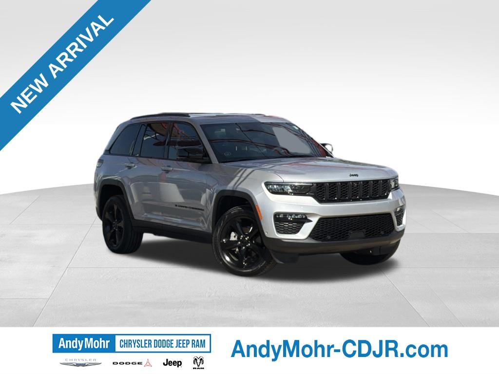 Silver 2025 Jeep Grand Cherokee SUV / Crossover Four-Wheel Drive 8-Speed Automatic