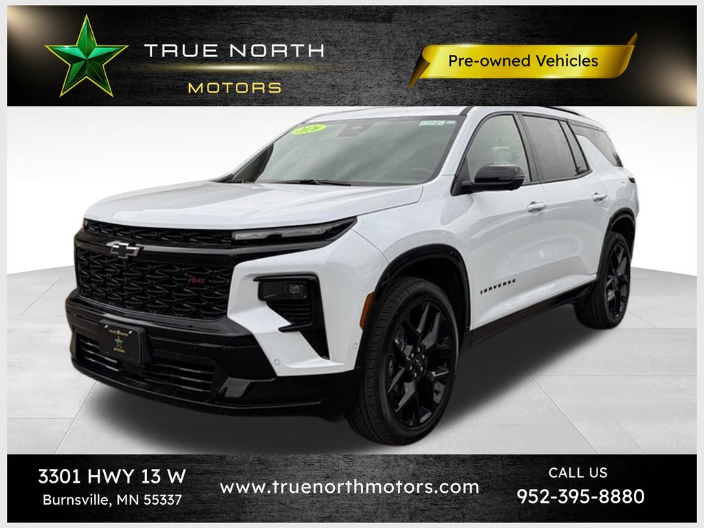 Polar White Tricoat 2026 Chevrolet Traverse SUV / Crossover Four-Wheel Drive 8-Speed Automatic