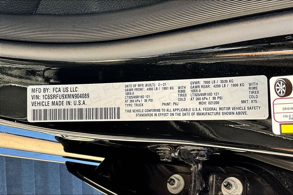 2021 Ram 1500 TRX Black at Texan Dodge Chrysler Jeep Ram