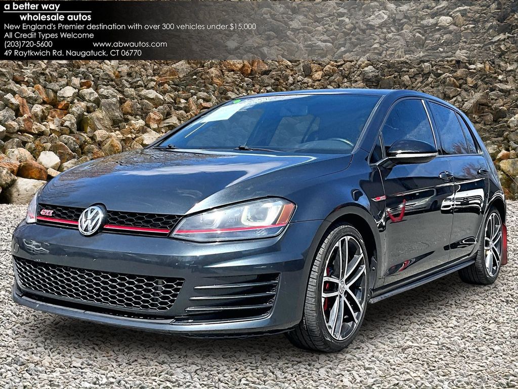 Steel Gray Metallic 2017 Volkswagen Golf GTI 2.0T Sport 4-Door FWD Hatchback Front-Wheel Drive 6-Speed Dual Clutch