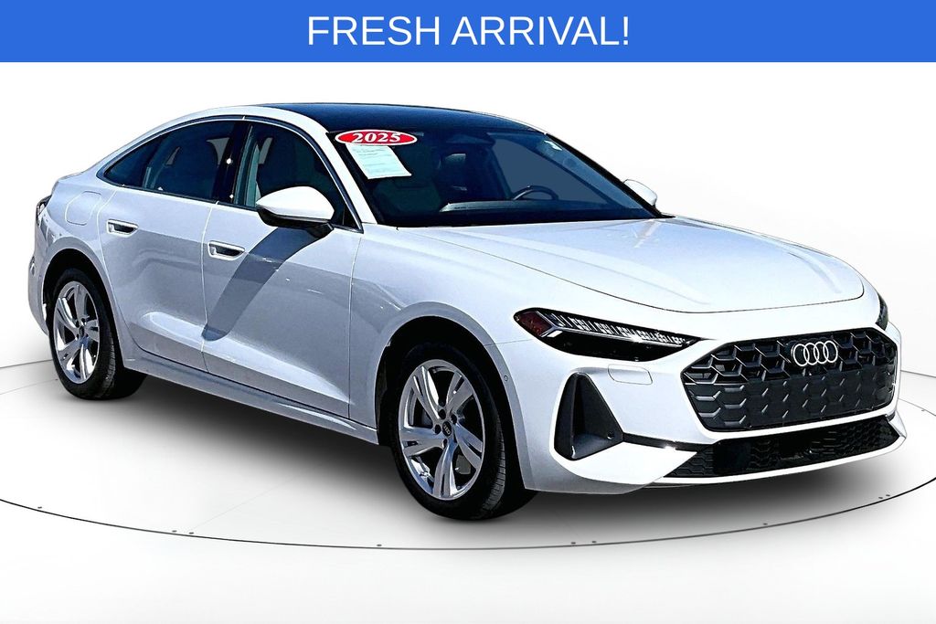 Glacier White Metallic 2025 Audi A5 quattro Premium Plus Sedan Sedan All-Wheel Drive 7-Speed Automatic