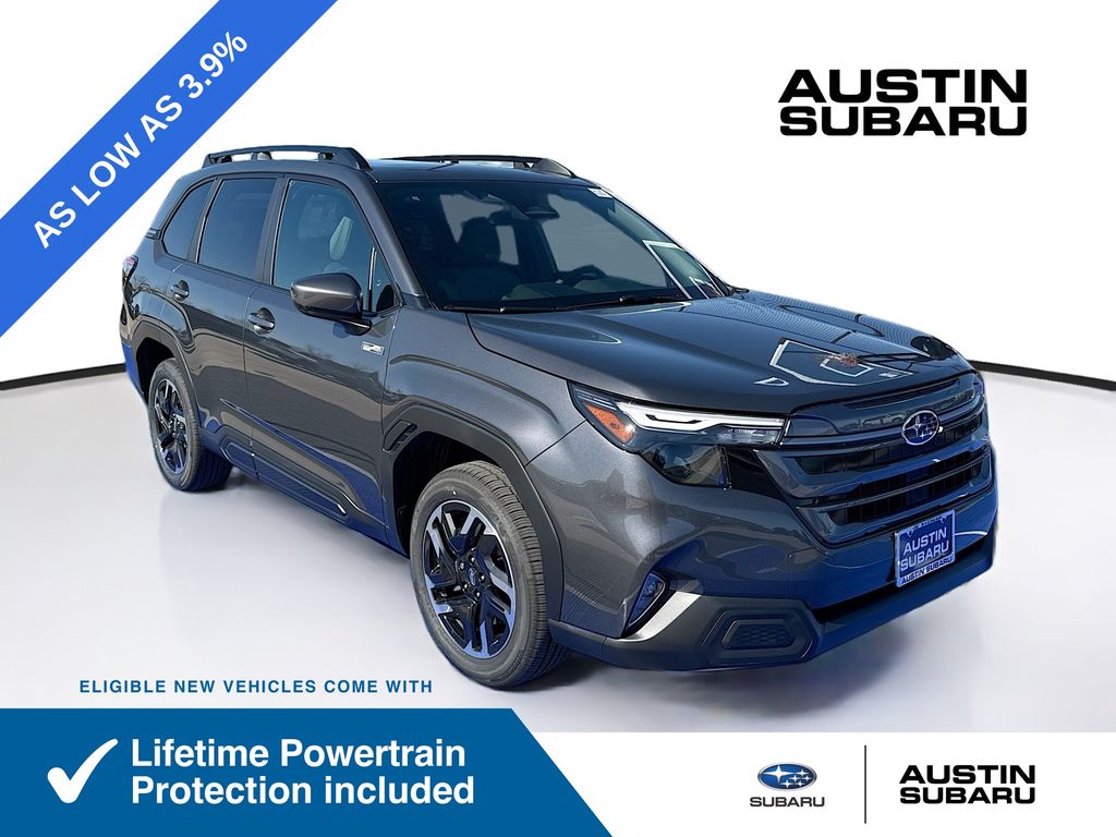 Magnetite Gray Metallic 2026 Subaru Forester Hybrid Premium AWD SUV / Crossover All-Wheel Drive Continuously Variable Transmission