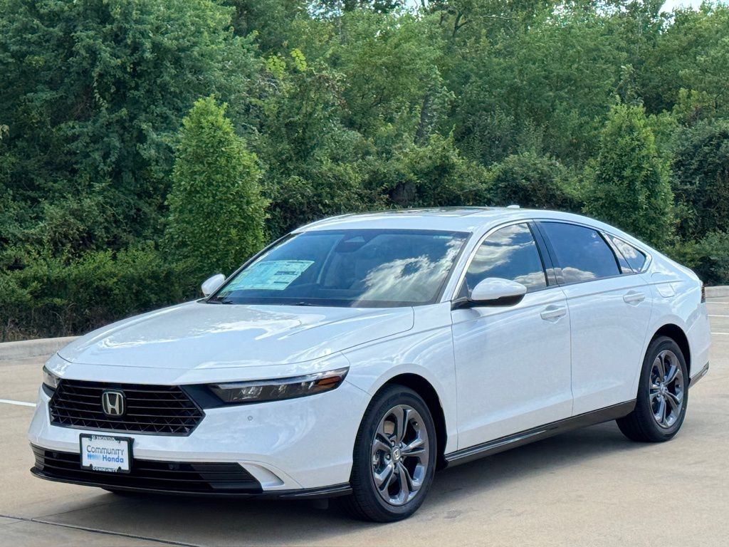 2025 Honda Accord Hybrid EX-L White at Community Honda