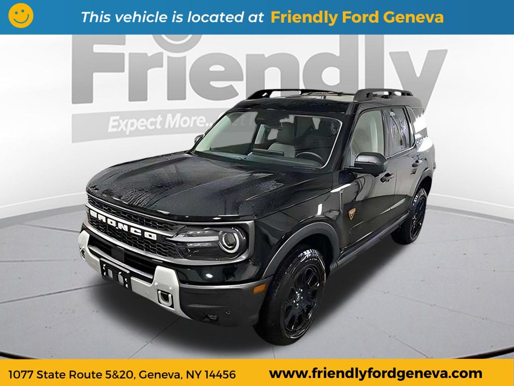 Shadow Black 2025 Ford Bronco Sport SUV / Crossover All-Wheel Drive 8-Speed Automatic