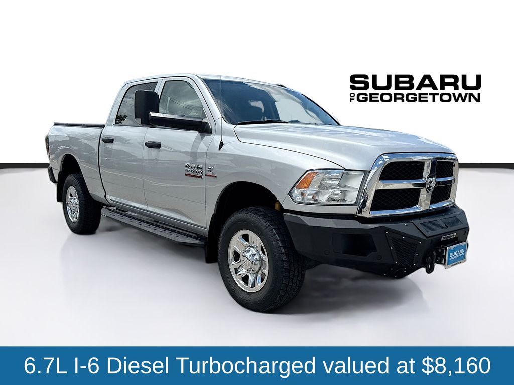 Bright Silver Clearcoat Metallic 2014 RAM 2500 Pickup Truck Four-Wheel Drive 6-Speed Automatic