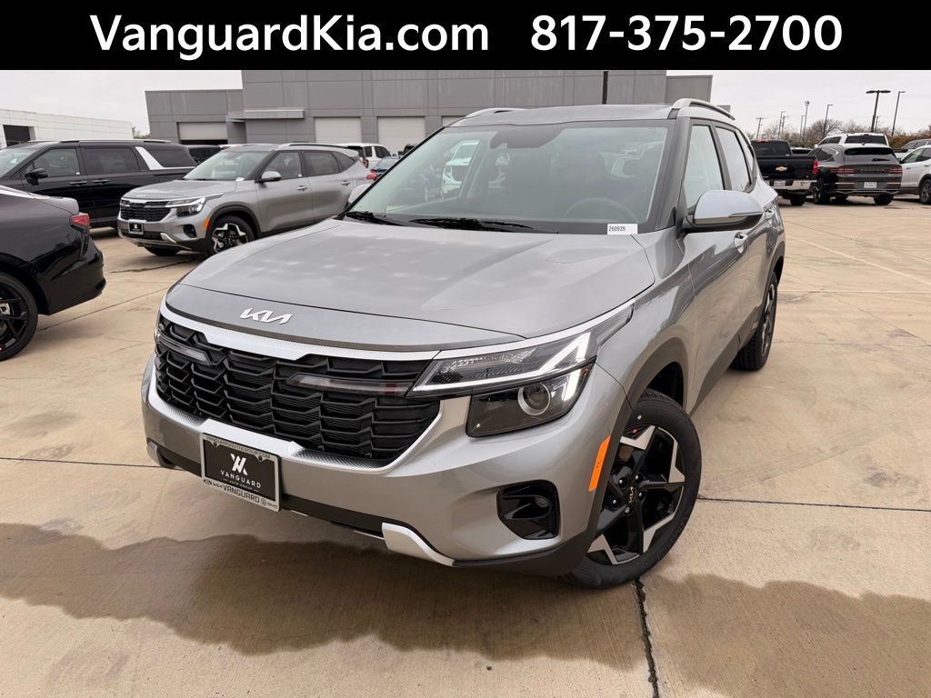 Steel Gray 2026 Kia Seltos SUV / Crossover Front-Wheel Drive Continuously Variable Transmission