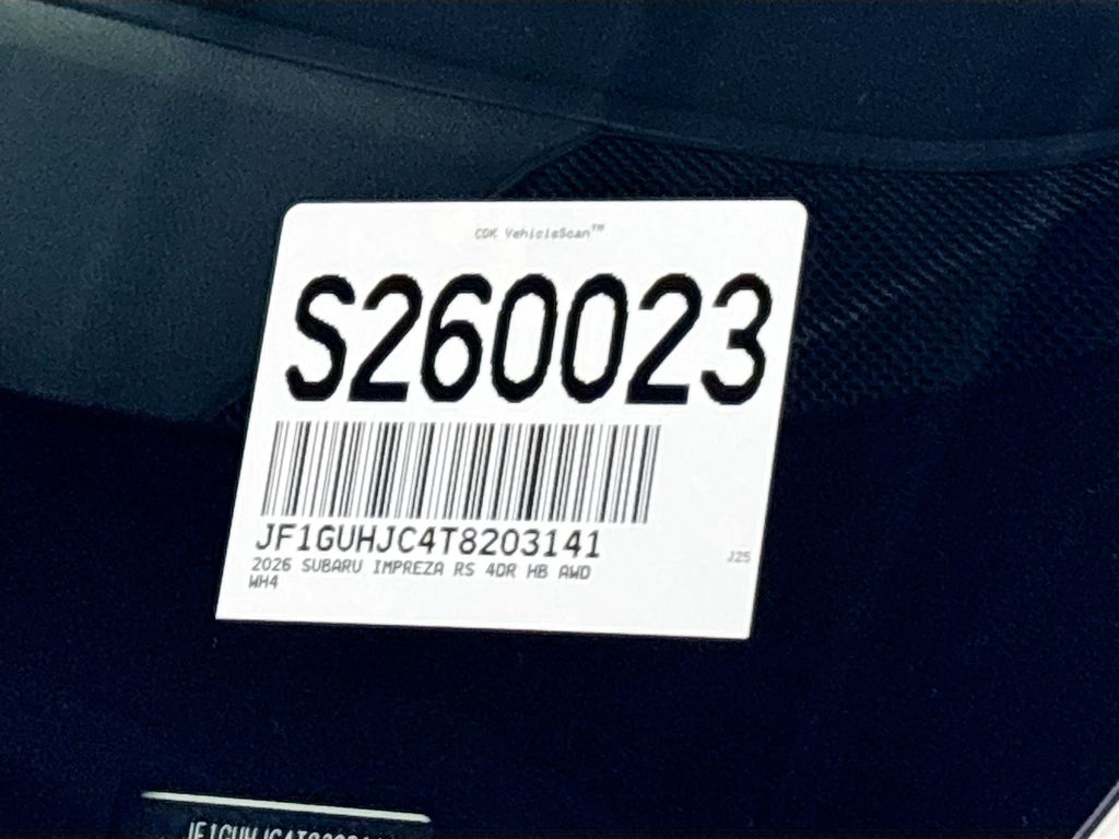2026 Subaru Impreza 2.5RS