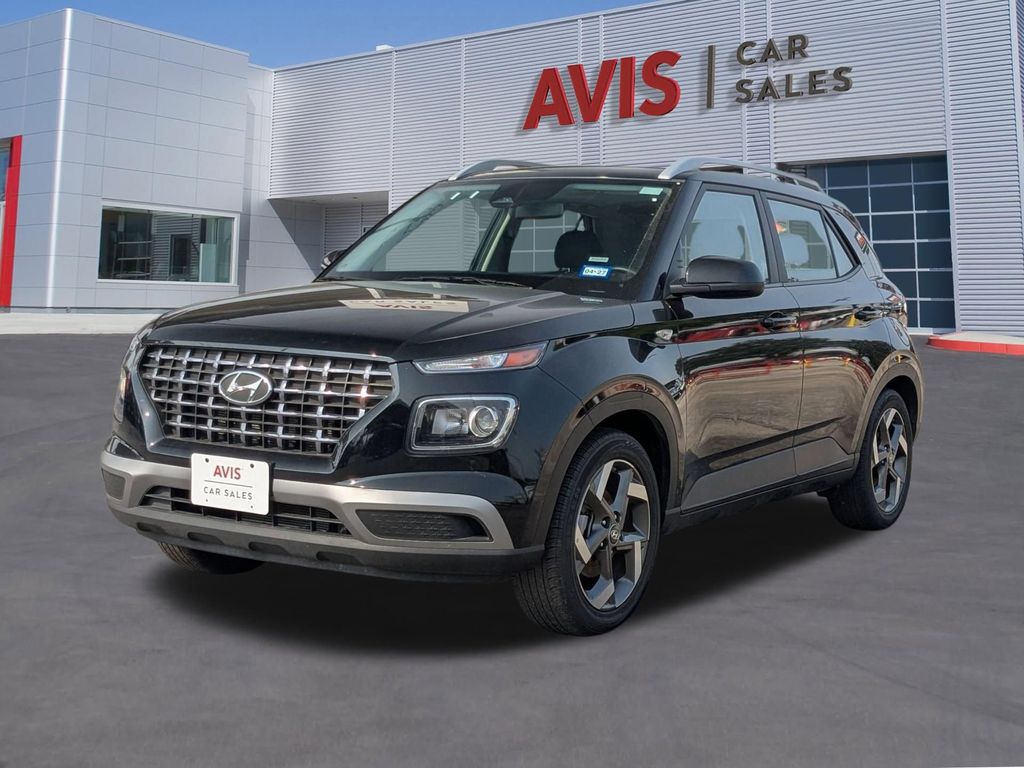 Onyx Black 2025 Hyundai Venue SEL FWD SUV / Crossover Front-Wheel Drive Continuously Variable Transmission
