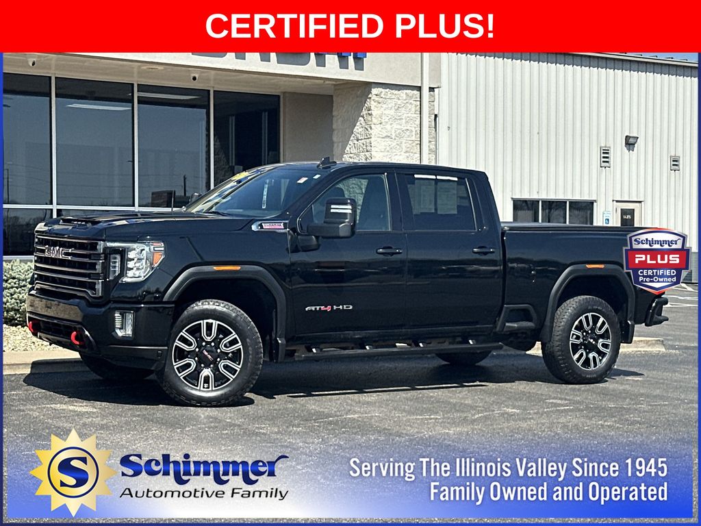 Onyx Black 2022 GMC Sierra 2500HD AT4 Crew Cab 4WD Pickup Truck Four-Wheel Drive Automatic