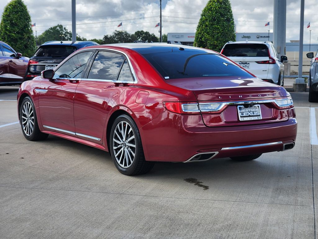 2017 Lincoln Continental Select Red at Bayshore Chrysler Jeep Dodge Ram