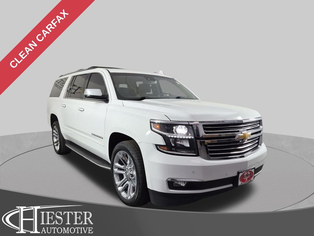 Summit White 2017 Chevrolet Suburban SUV / Crossover Four-Wheel Drive 6-Speed Automatic Overdrive