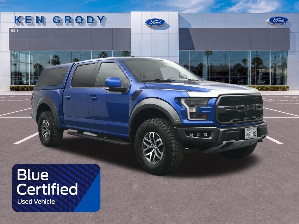 Lightning Blue 2018 Ford F-150 Pickup Truck Four-Wheel Drive Automatic
