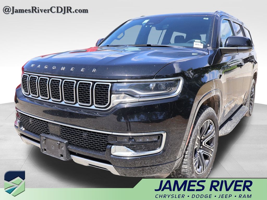 Diamond Black Crystal Pearlcoat 2024 Jeep Wagoneer Series II RWD SUV / Crossover 4X2 8-Speed Automatic