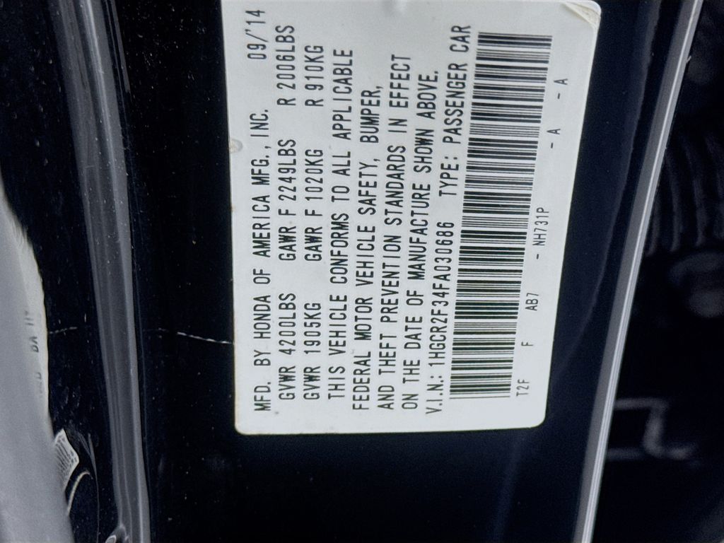 Used Car 2015 Honda Accord  Lx For Sale Under $15,000 In Austin, Texas