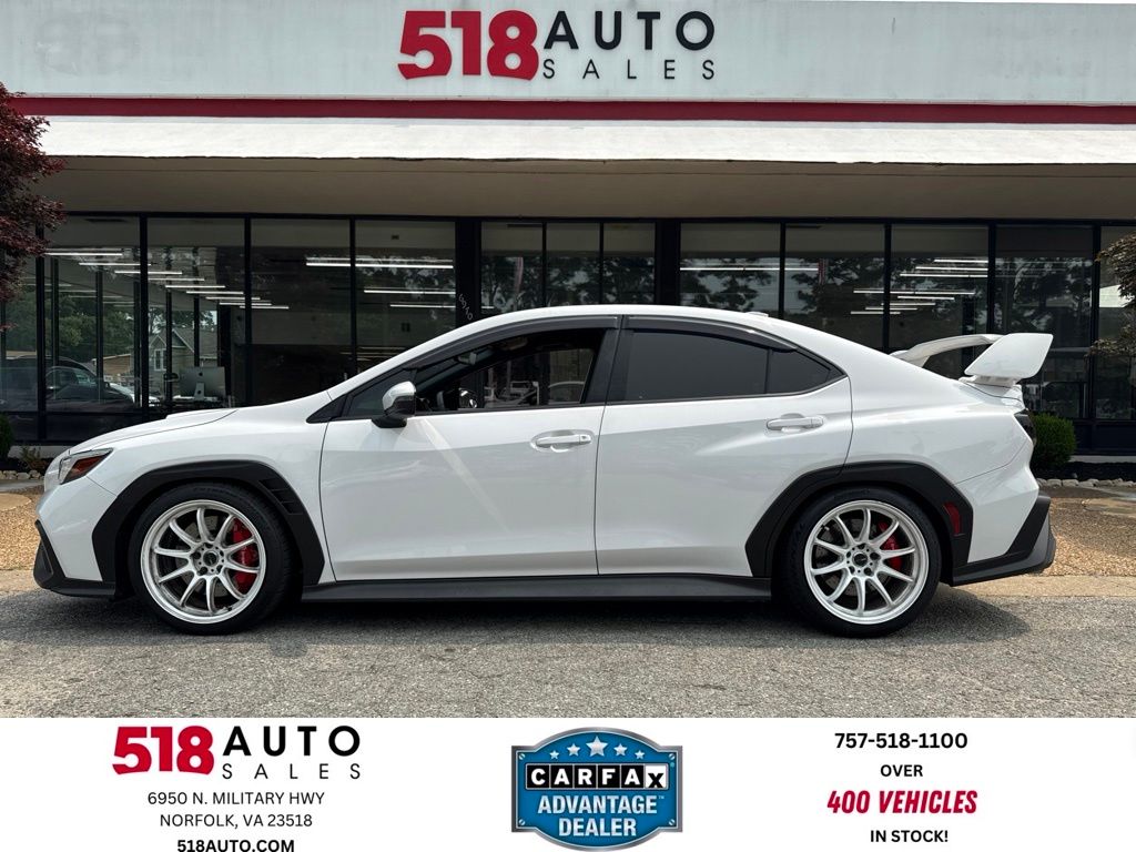 Ceramic White 2024 Subaru WRX Sedan All-Wheel Drive 6-Speed Manual