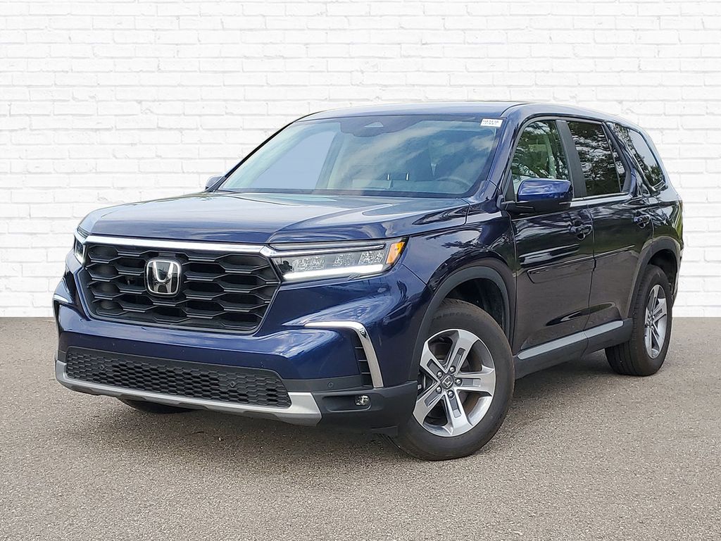 Black (Obsidian Blue Pearl) 2025 Honda Pilot SUV / Crossover All-Wheel Drive Automatic