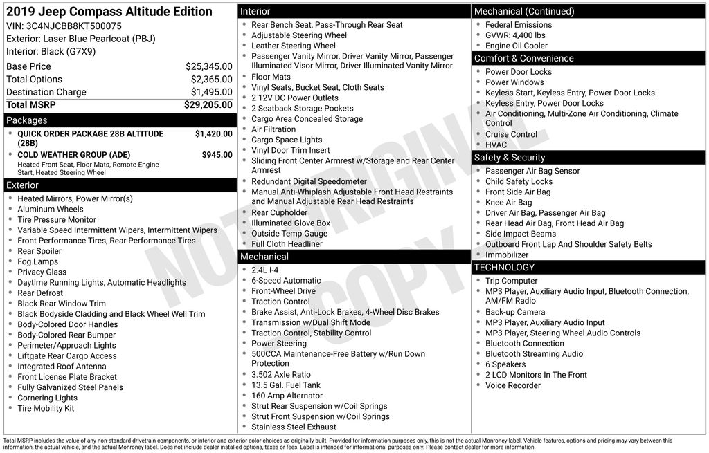 Used 2019 Jeep Compass SUV
