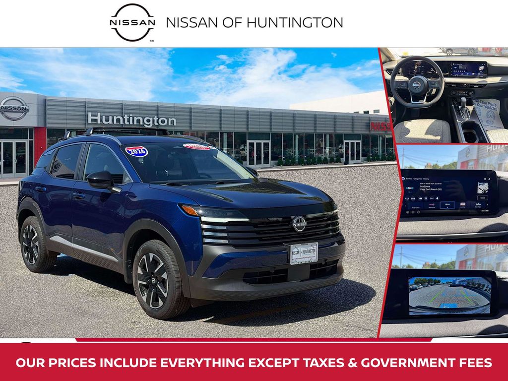 Deep Blue Pearl 2026 Nissan Kicks SUV / Crossover All-Wheel Drive Continuously Variable Transmission