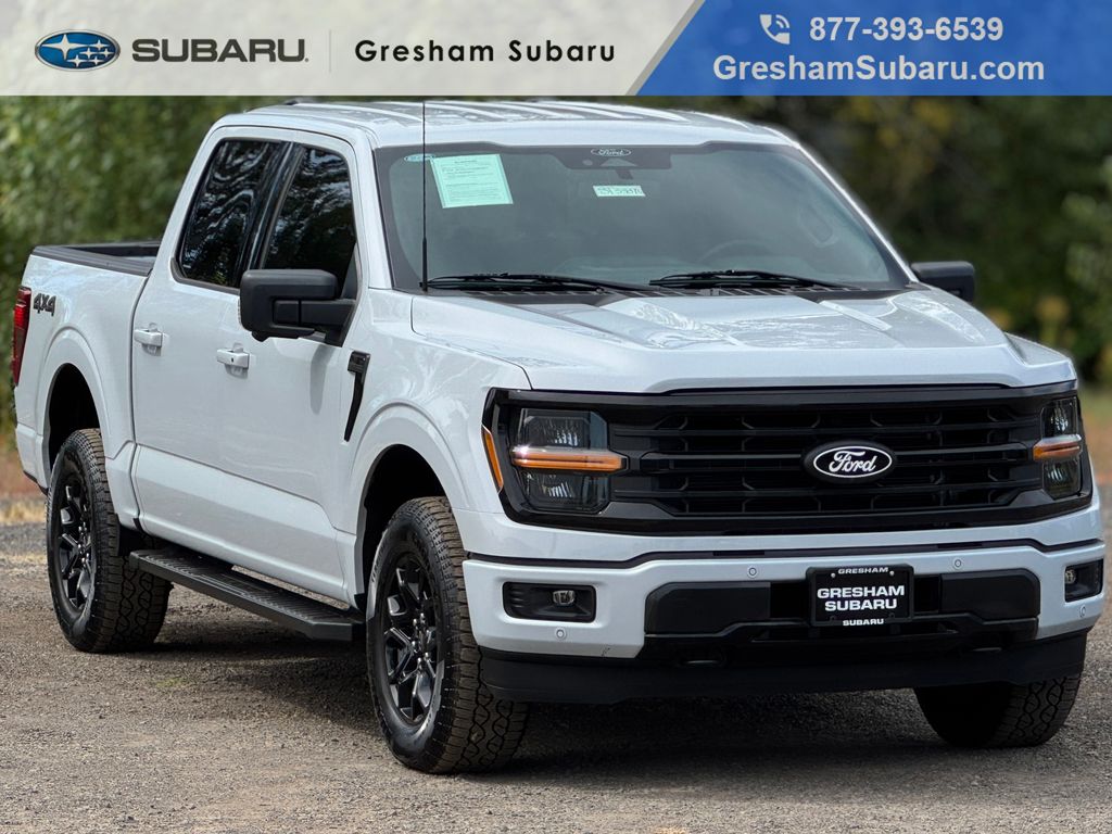 White Metallic 2025 Ford F-150 Pickup Truck Four-Wheel Drive Automatic