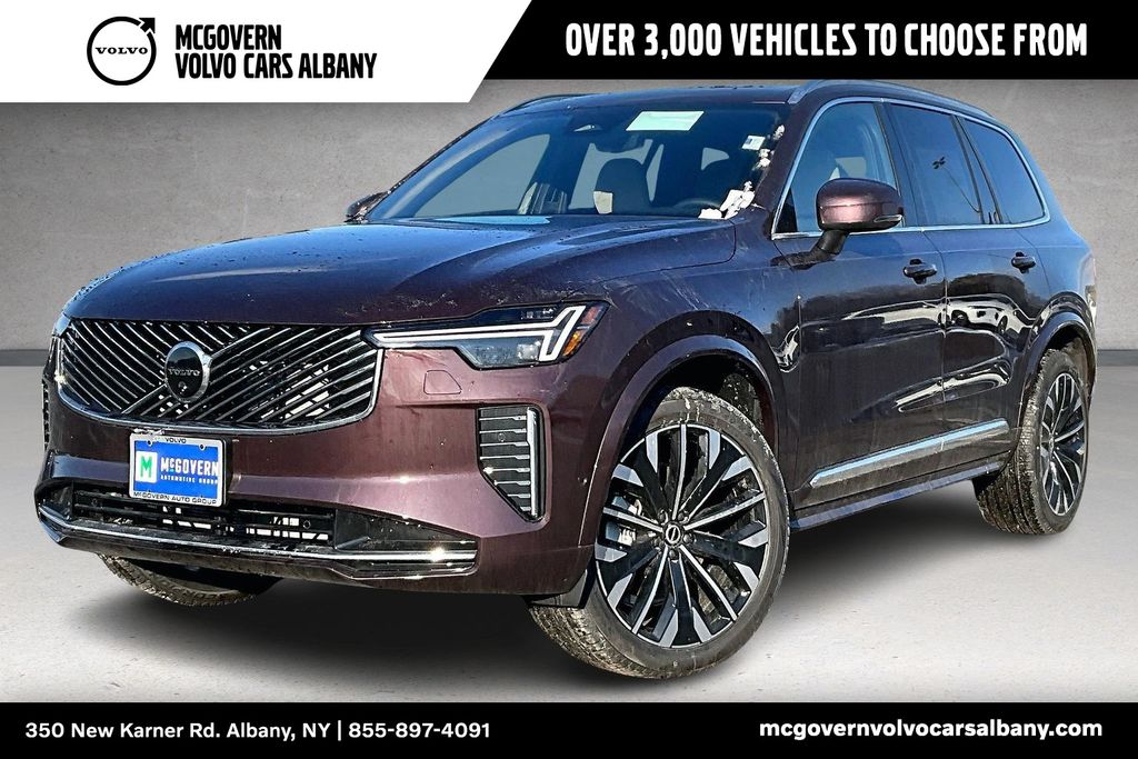 Mulberry Red Metallic 2026 Volvo XC90 B6 Plus 7-Passenger AWD SUV / Crossover All-Wheel Drive Automatic