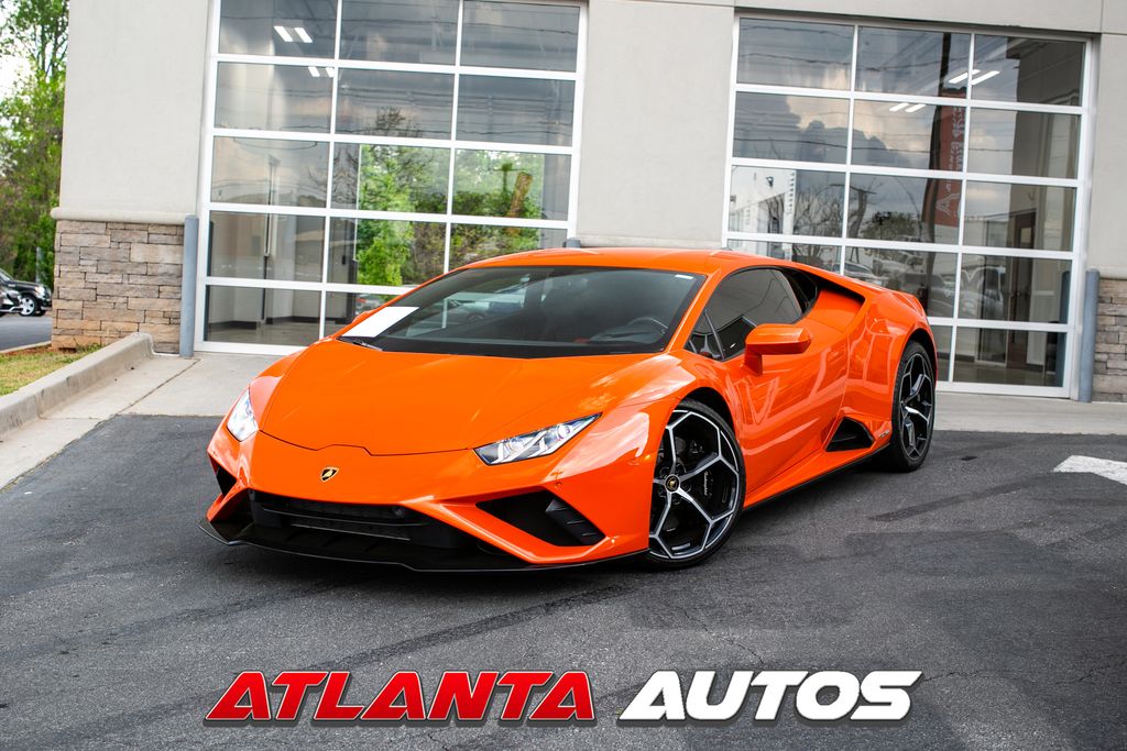 Orange 2021 Lamborghini Huracan Coupe 7-Speed Manual