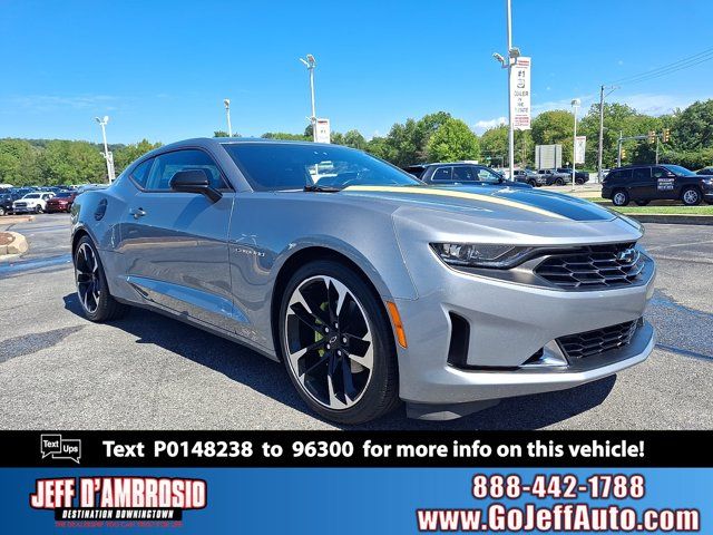Sharkskin Metallic 2023 Chevrolet Camaro Coupe Rear-Wheel Drive 8-Speed Automatic