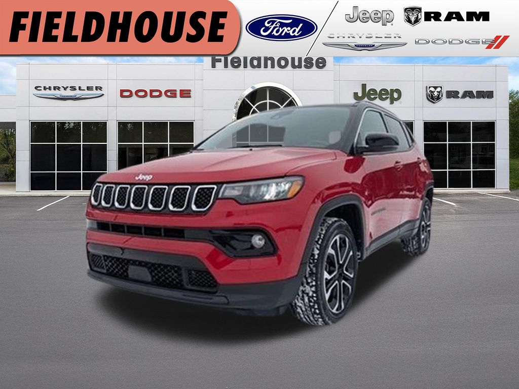 Redline Pearlcoat 2023 Jeep Compass SUV / Crossover Four-Wheel Drive 8-Speed Automatic