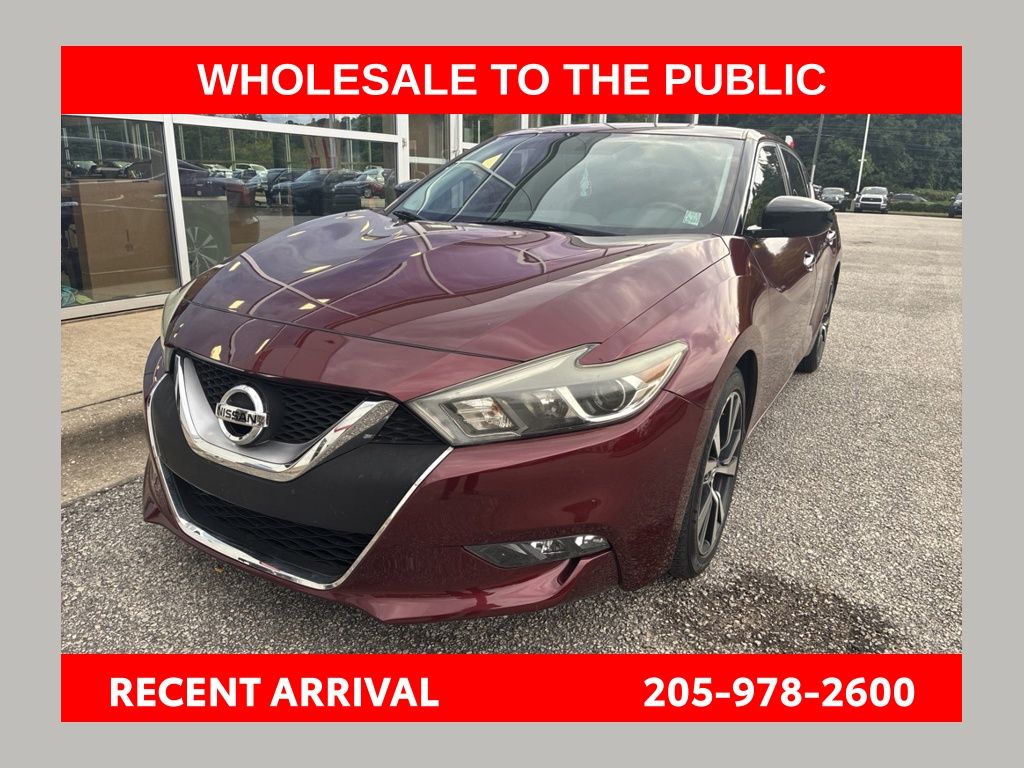 Coulis Red 2017 Nissan Maxima Sedan Front-Wheel Drive Continuously Variable Transmission