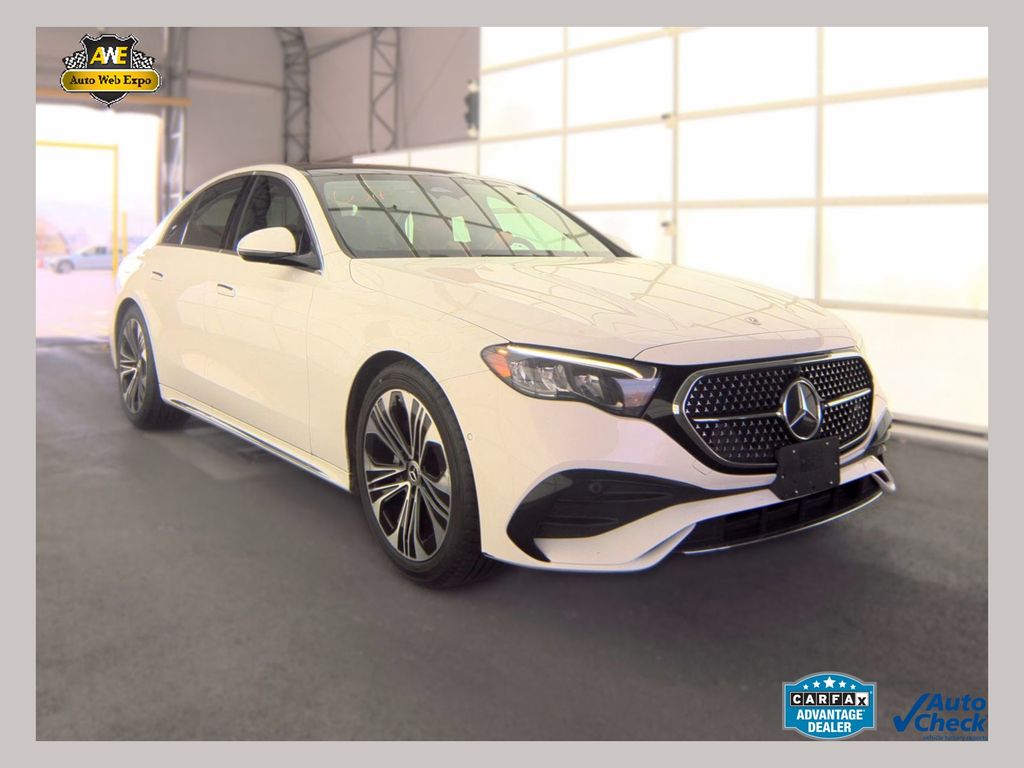 White 2025 Mercedes-Benz E-Class Sedan Rear-Wheel Drive 9-Speed Automatic